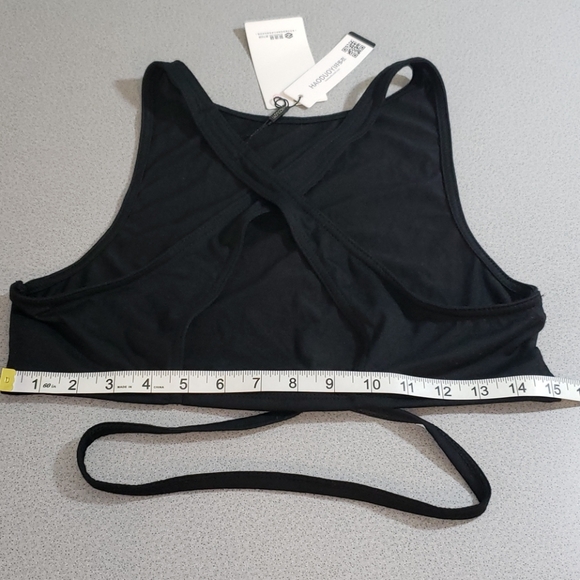 🆕 Haoduoyi Jersey Sports Crop Tank Backless - Picture 4 of 7
